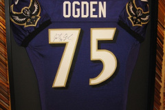Custom framed Ogden jersey